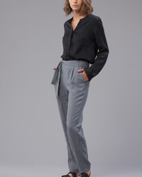 LINEN  TIE WAIST PANT - Wild South Clothing