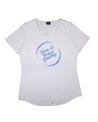 SUPIMA BOTTLED POETRY CREW TEE