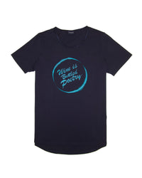 SUPIMA BOTTLED POETRY CREW TEE