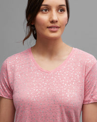 LINEN FOIL STAR PRINT TEE - Wild South Clothing