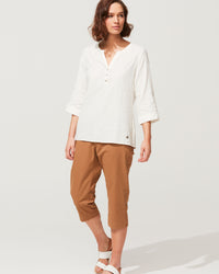 COTTON FINE TWIL CAPRI