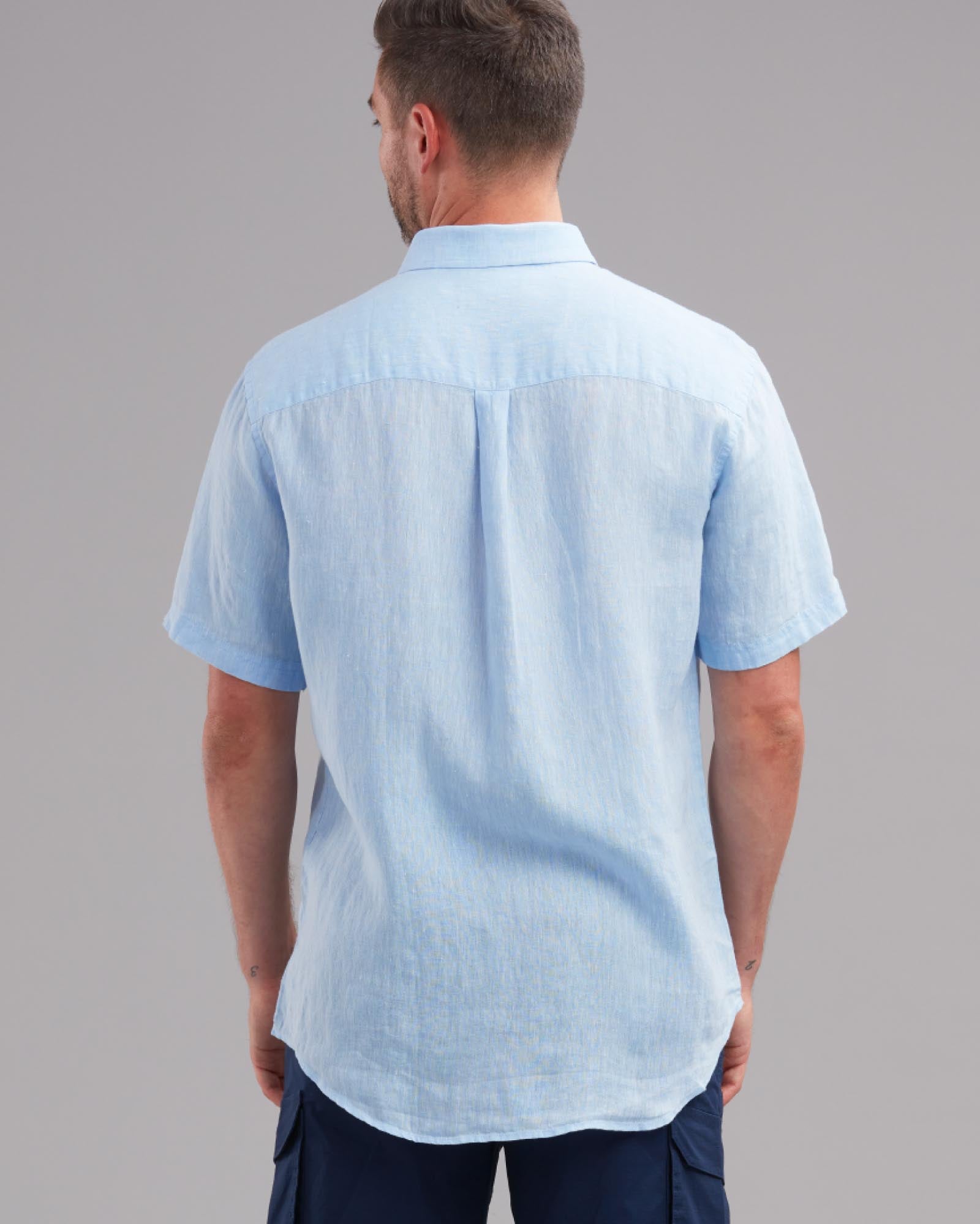 100% LINEN CLASSIC2 SS SHIRT