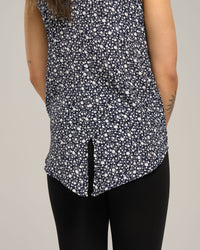 VISCOSE SPLIT BACK TOP