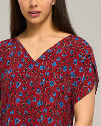 VISCOSE VEE PETAL TOP